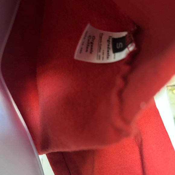 Niyama Sol Red Graphic Hoodie - Don't Hate Meditate - Picture 2 of 4